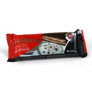 Barrita Proteica Chocolate Negro Y Stracciatella Herbora