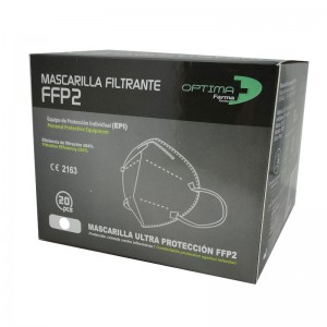 Pack 20 Unidades Mascarillas FFP2 Blancas Optima Farma