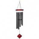 Campana Viento Plutón Negro 6 Tubos 68cm