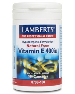 Vitamina E 400UI 180 tab Lamberts