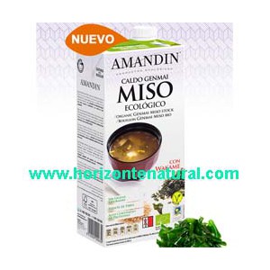 Amandín Caldo Genmai Miso Eco 1L.