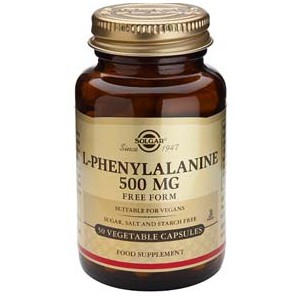 L-Fenilalanina 500 mg 50 Cáps. Solgar