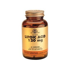 Ácido Alfa Lipoico 120 mg 60Cáps. Solgar