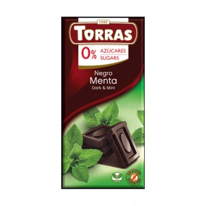 Chocolate Negro Con Menta Sin Azúcar Torras