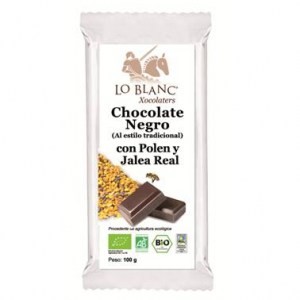 Chocolate Negro Con Polen Y Jalea Bio Lo Blanc