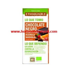 Chocolate Negro Con Camu Camu Bio Ethiquable