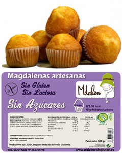 Mdalen Magdalenas Sin Gluten Sin Azúcar