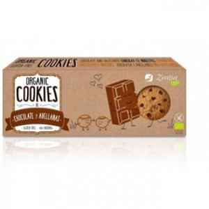 Zealia Cookies Chocolate Y Avellanas Sin Gluten Bio 