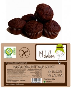 Mdalen Magdalenas Chocolate Rellenas Chocolate Sin Gluten 