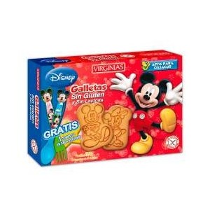 Galletas Mickey Mouse Sin Gluten Sin Lactosa