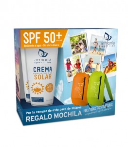 Pack 2 Solares SPF50+ REGALO: MOCHILA